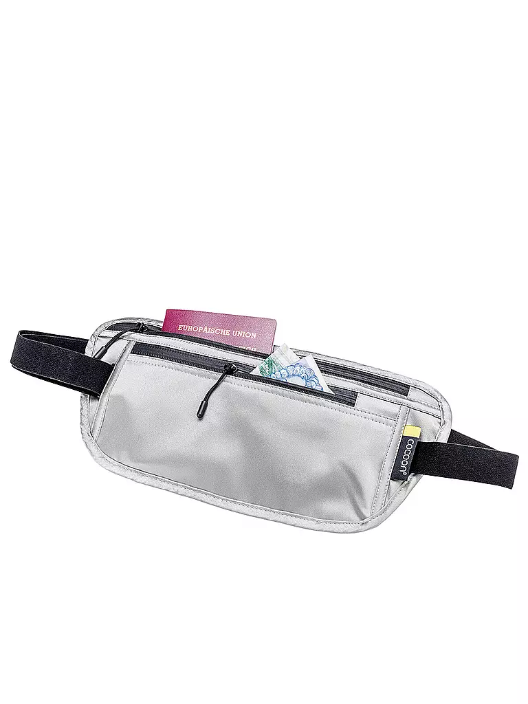 COCOON | Secret Waist Wallet Silk | Gris claro