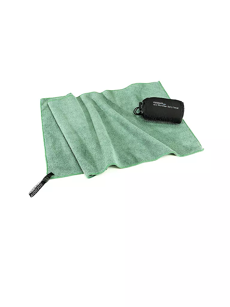 COCOON | Toalla de viaje Terry Towel Light de microfibra | Verde
