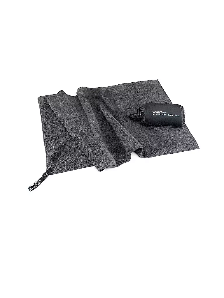 COCOON | Toalla de viaje Terry Towel Light de microfibra | Gris