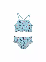 COLOR KIDS | Bikini de niña con volantes | Azul claro