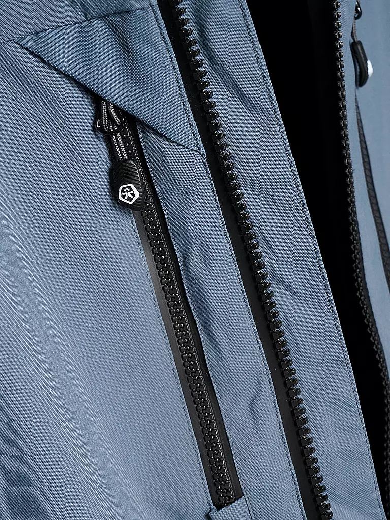 COLOR KIDS | Kinder Skijacke Colorblock | Gris