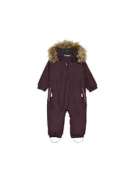 COLOR KIDS | Kinder Skioverall Fake Fur | Marrón