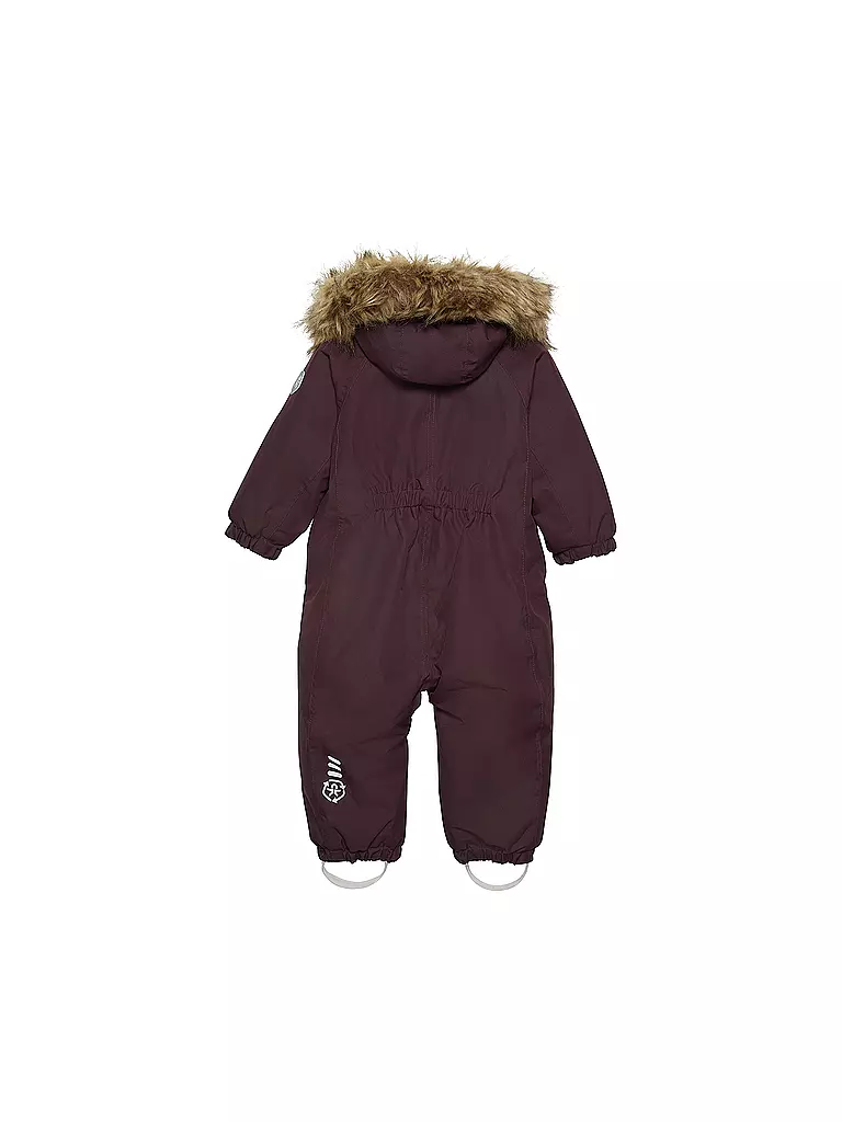 COLOR KIDS | Kinder Skioverall Fake Fur | Marrón
