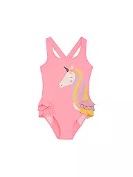 COLOR KIDS | Mädchen Badeanzug Application | Rosa