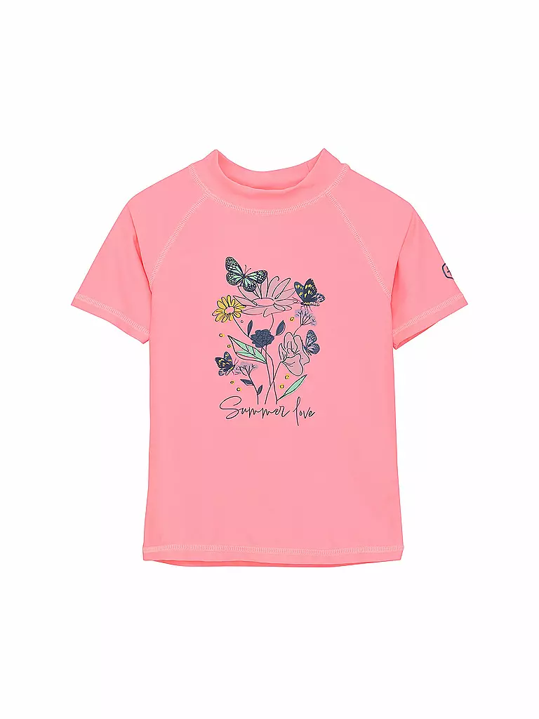 COLOR KIDS | Mädchen Beachshirt mit Print | Rosa