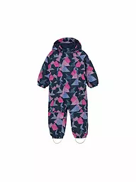 COLOR KIDS | Mono de esquí para bebé W. 2 Zip-AOP | Fucsia