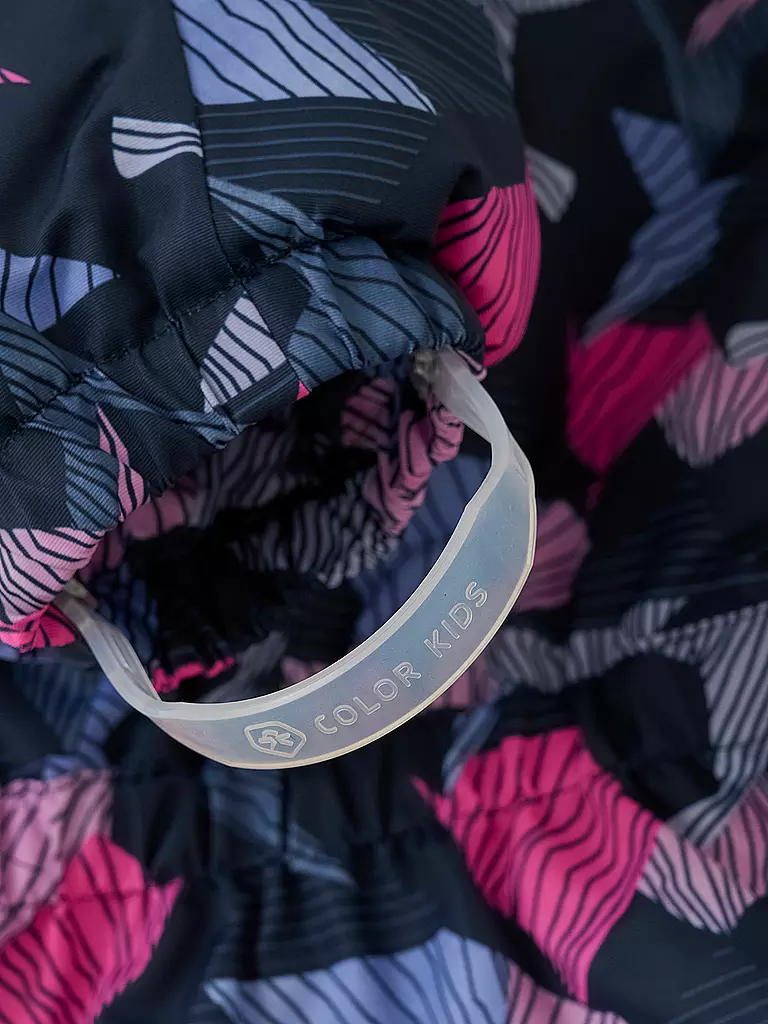 COLOR KIDS | Mono de esquí para bebé W. 2 Zip-AOP | Fucsia