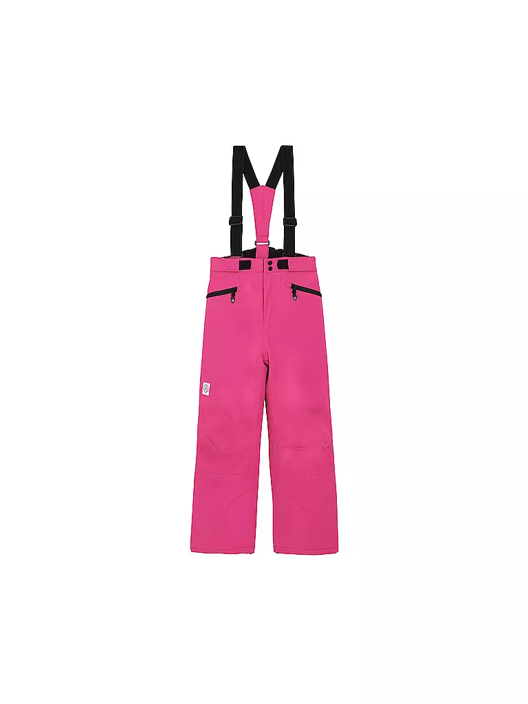 COLOR KIDS | Pantalones de esquí con peto para niña | Fucsia
