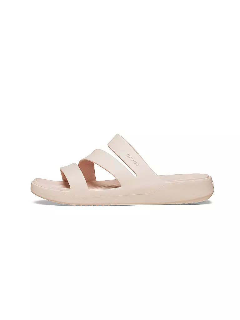 CROCS | Zapatillas de baño para mujer Getaway Strappy | Gris claro