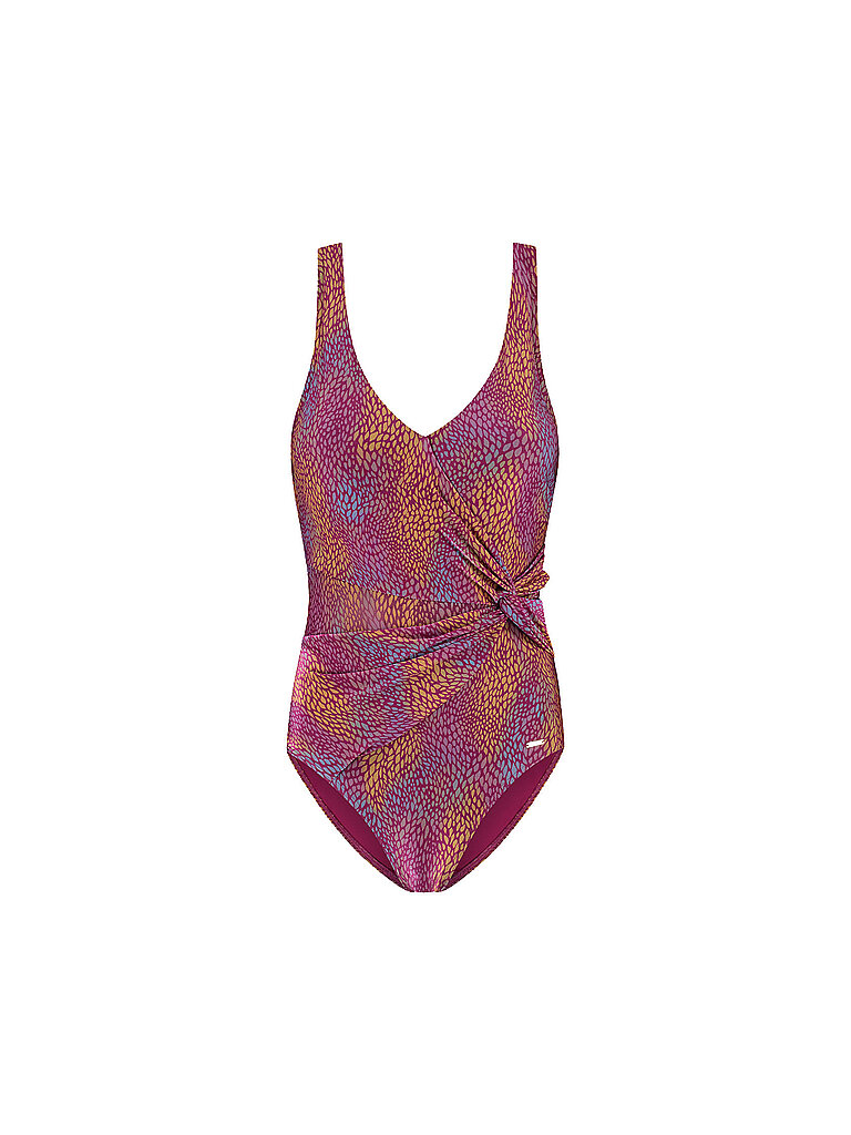 Bañador de mujer rojo oscuro 42D