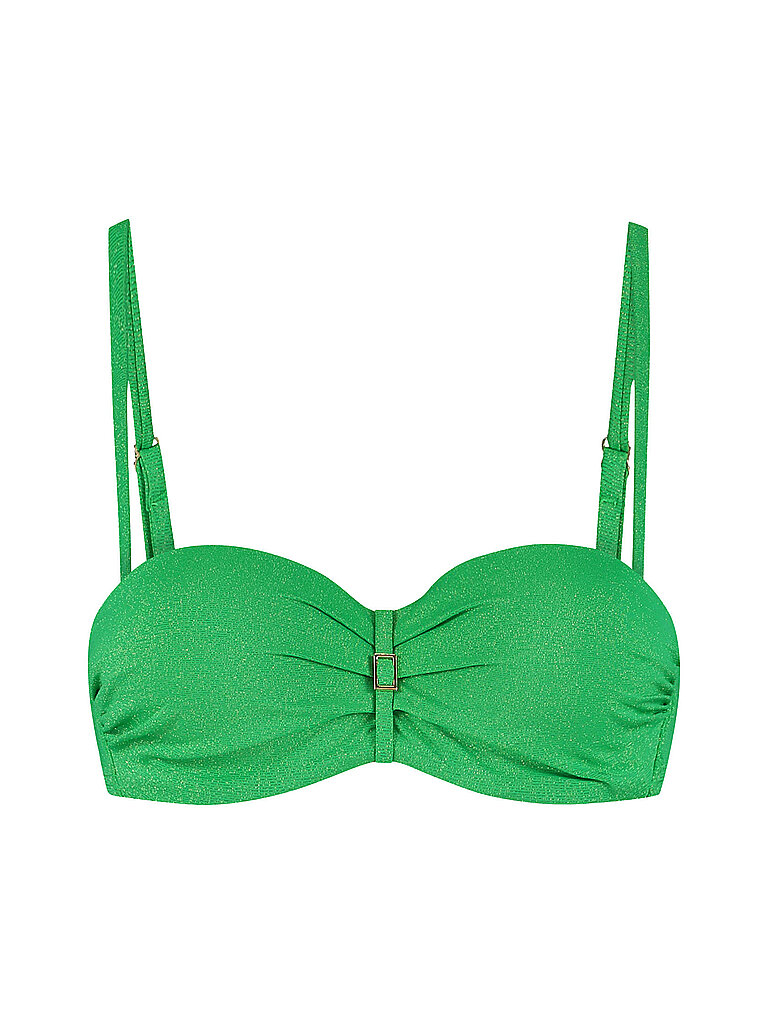 Bikinioberteil de mujer verde 36B