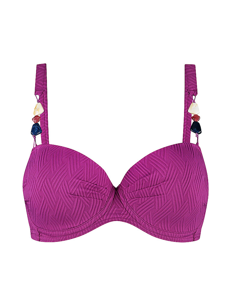Top de bikini para mujer rosa 38E