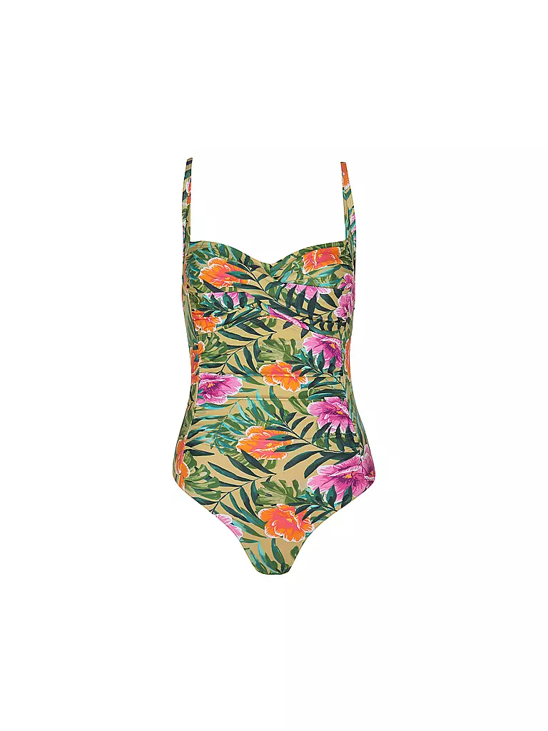 DARLING HARBOUR | Badeanzug Wrapped para mujer | Verde