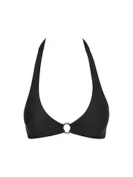DARLING HARBOUR | Top de bikini halter para mujer | Negro