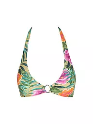 DARLING HARBOUR | Top de bikini halter para mujer | Verde