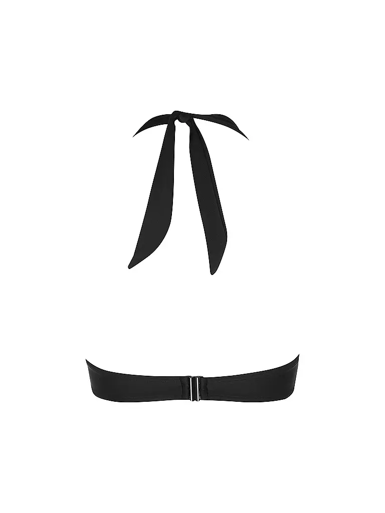 DARLING HARBOUR | Top de bikini halter para mujer | Negro