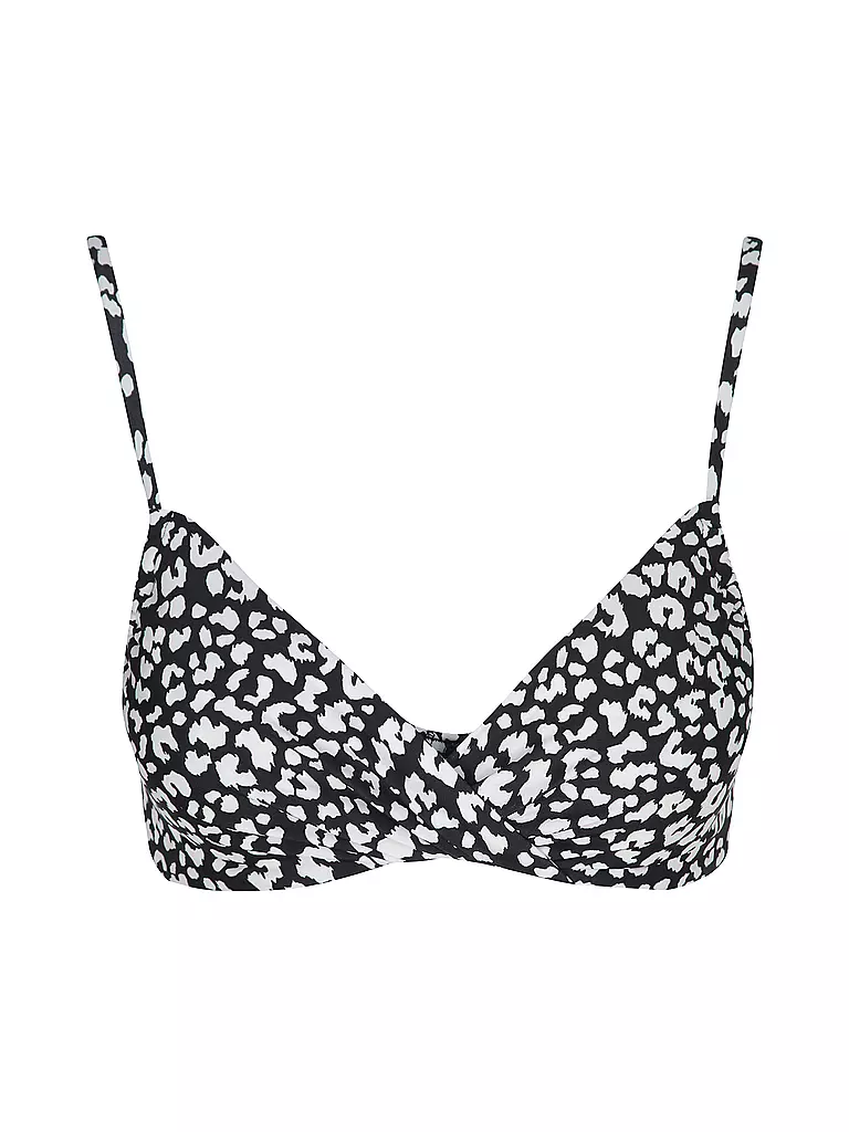 DARLING HARBOUR | Top de bikini retorcido para mujer | Negro