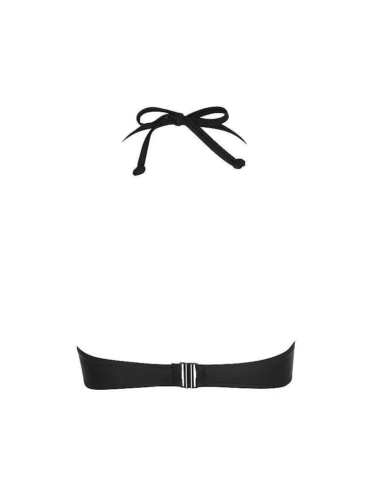 DARLING HARBOUR | Top de bikini retorcido para mujer | Negro