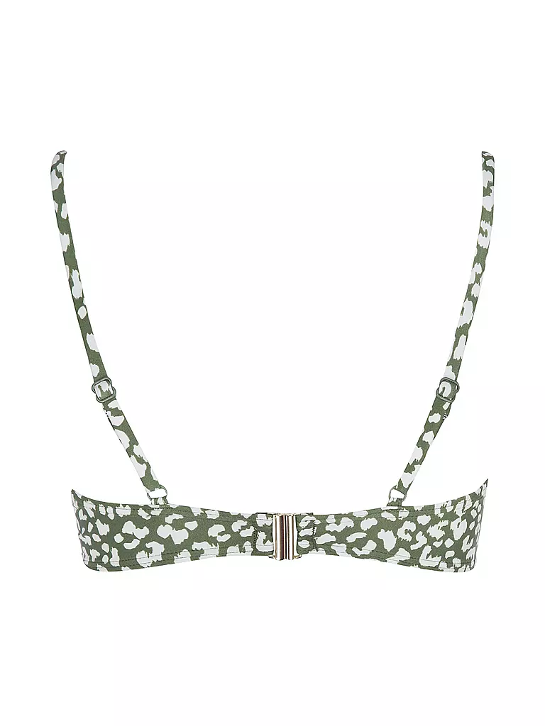 DARLING HARBOUR | Top de bikini retorcido para mujer | Oliva