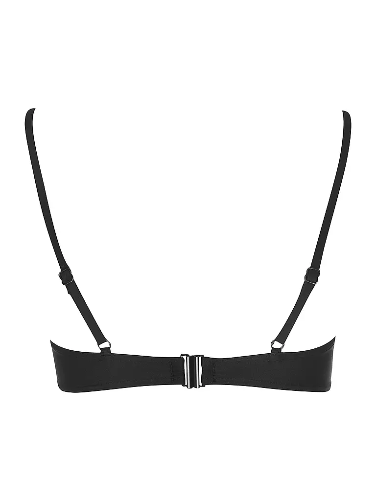 DARLING HARBOUR | Top de bikini torcido para mujer | Negro