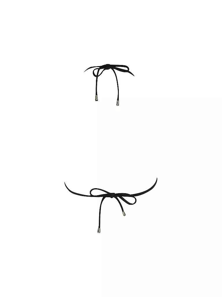 DARLING HARBOUR | Top de bikini triángulo para mujer | Negro