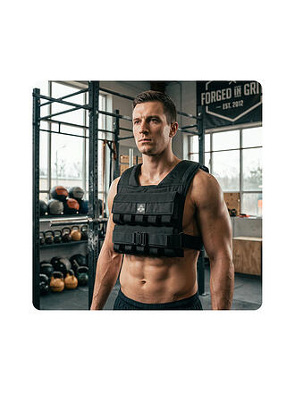 DBX BUSHIDO | Chaleco de entrenamiento con peso de 20 kg con inserciones de peso W20B
