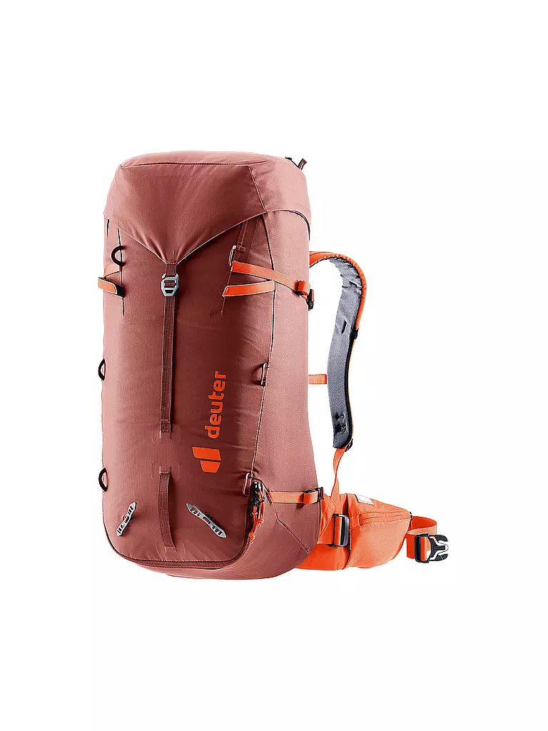 DEUTER | Mochila de alpinismo Guide 34+8 | Rojo oscuro