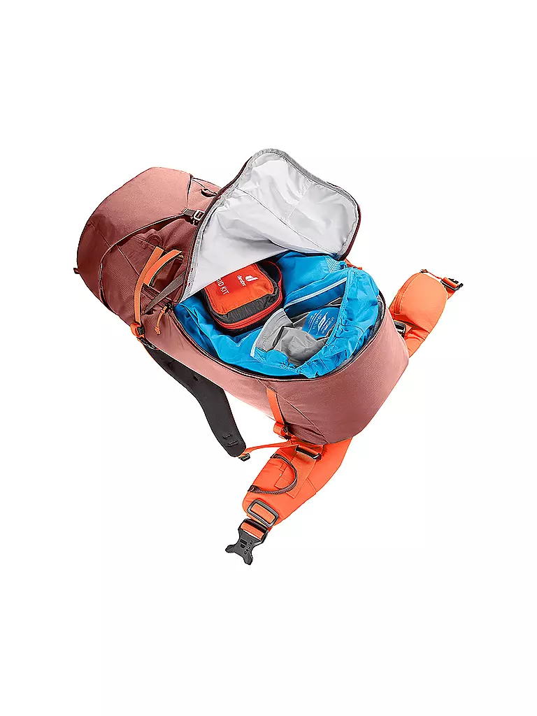 DEUTER | Mochila de alpinismo Guide 34+8 | Rojo oscuro