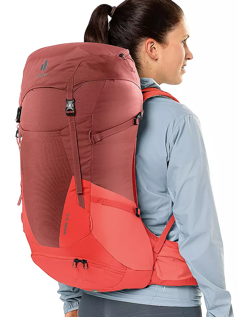 DEUTER | Mochila de senderismo para mujer Futura 30 SL | Rojo