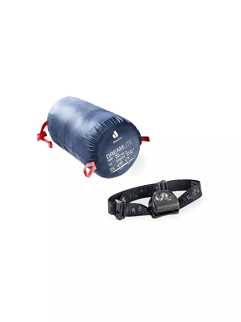 DEUTER | Saco de dormir de fibra sintética Dreamlite +13° C | Azul oscuro