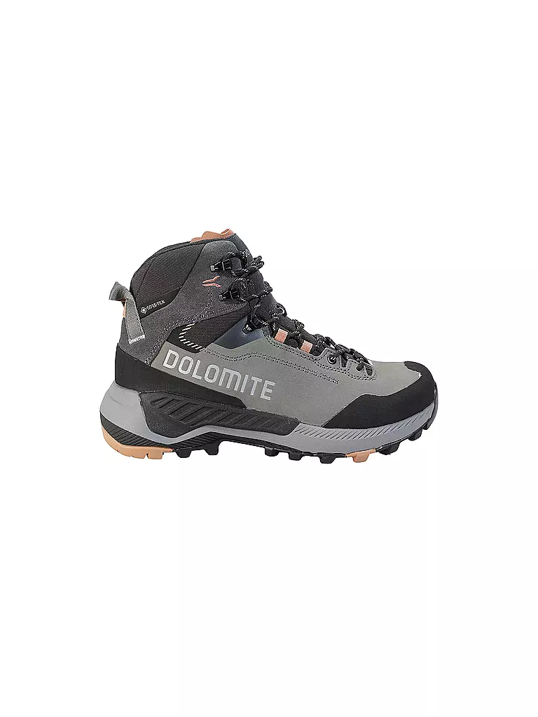 DOLOMITE | Botas de senderismo para mujer Vernale Leather High GTX | Gris claro