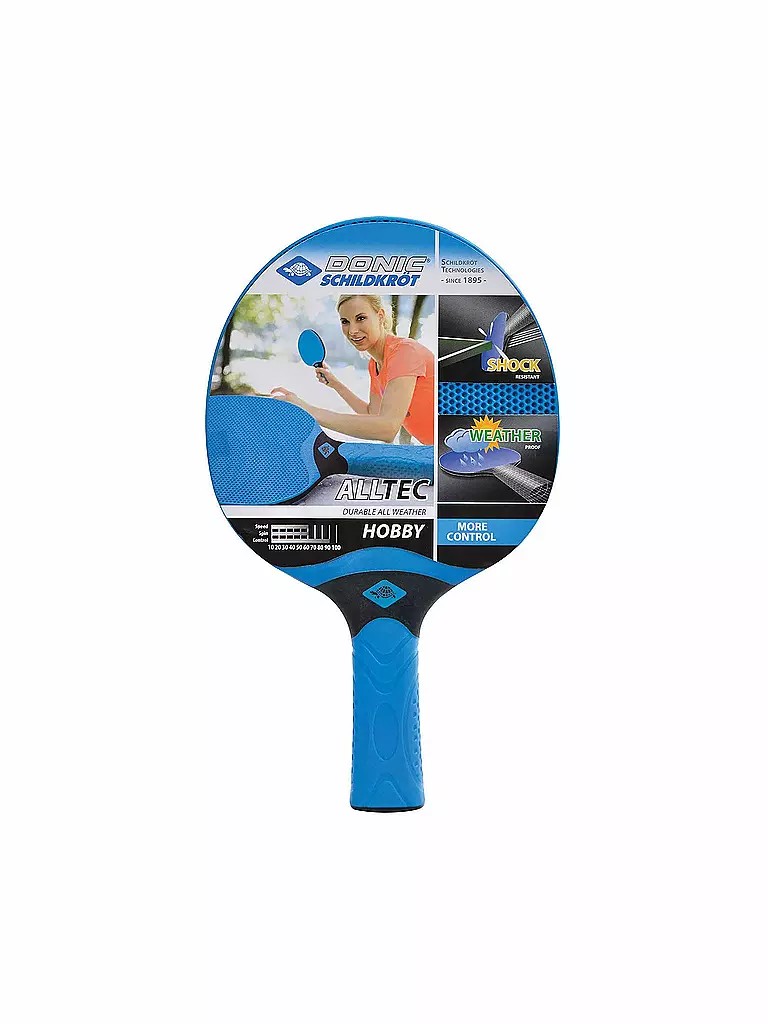 DONIC SCHILDKRÖT | Raqueta de tenis de mesa Alltec Hobby | Azul