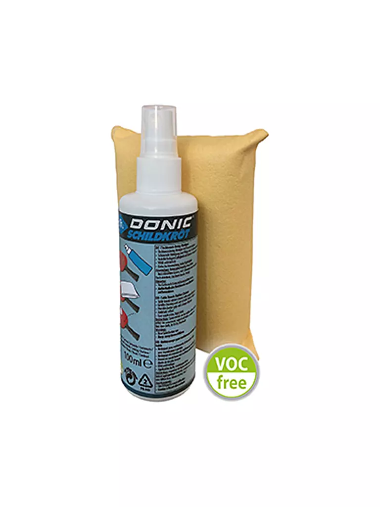 DONIC SCHILDKRÖT | Set de limpieza para gomas de tenis de mesa | Blanco