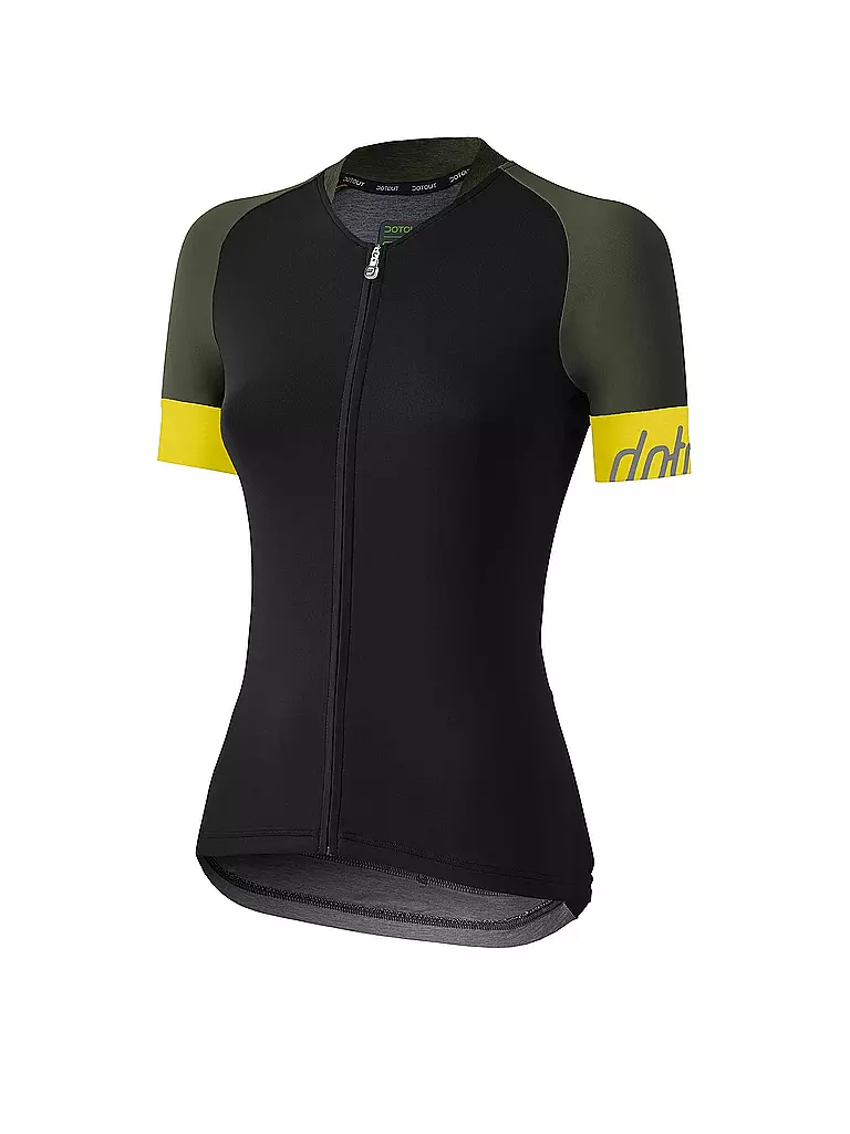 DOTOUT | Damen Radtrikot Crew | Negro