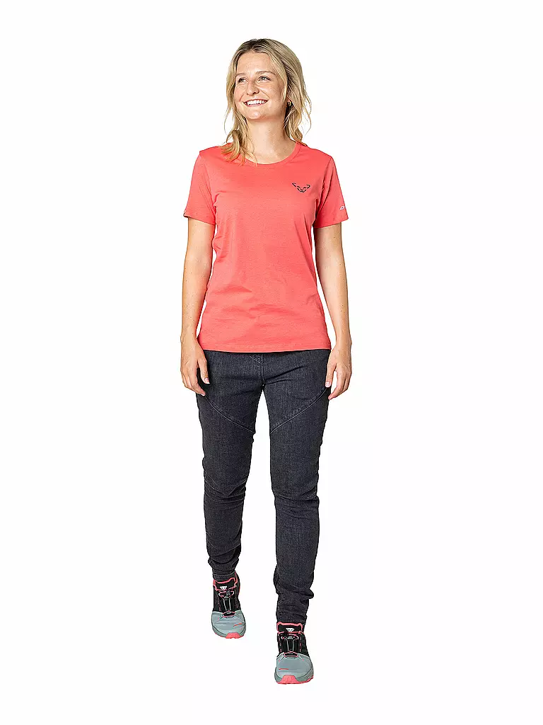 DYNAFIT | Camiseta de mujer 24/7 Graphic | Coral