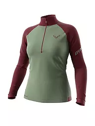 DYNAFIT | Camiseta de senderismo con cremallera para mujer Speed Polartec | Oliva
