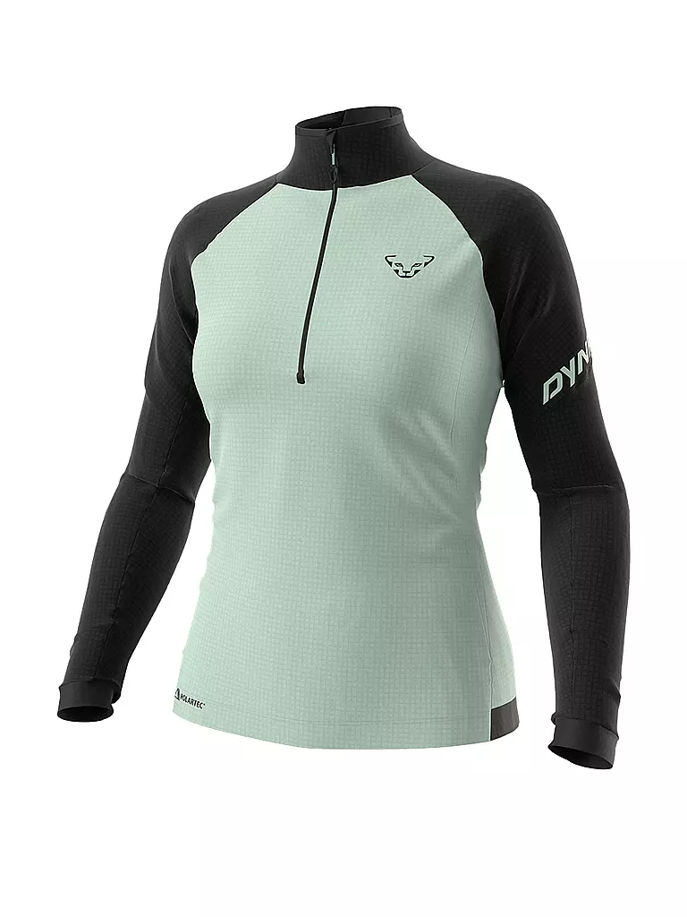 DYNAFIT | Camiseta de senderismo con cremallera para mujer Speed Polartec | Azul claro