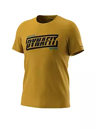 DYNAFIT | Camiseta de touring gráfica para hombre | Mostaza