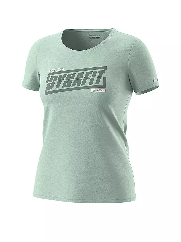 DYNAFIT | Camiseta de touring gráfica para mujer | Verde claro