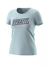 DYNAFIT | Camiseta de travesía con gráfico para mujer | Azul claro