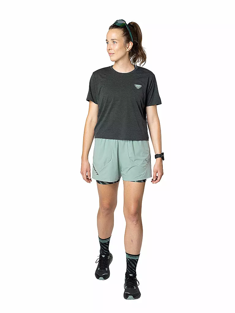 DYNAFIT | Camiseta funcional de trail para mujer | Negro