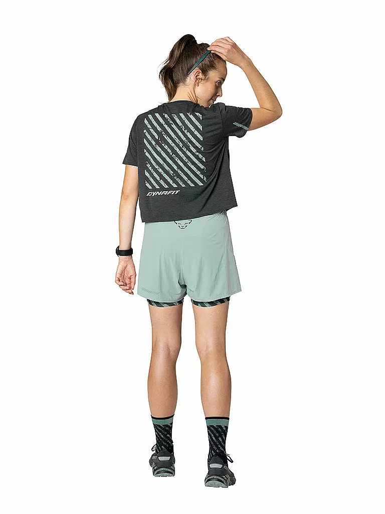 DYNAFIT | Camiseta funcional de trail para mujer | Negro