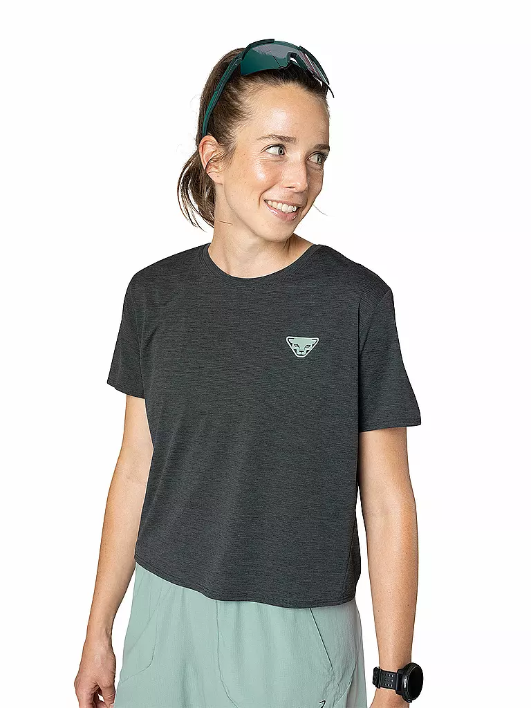 DYNAFIT | Camiseta funcional de trail para mujer | Negro