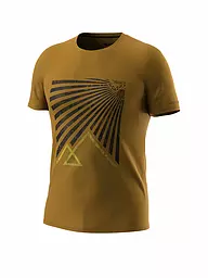 DYNAFIT | Camiseta funcional para hombre Transalper Graphic | Mostaza
