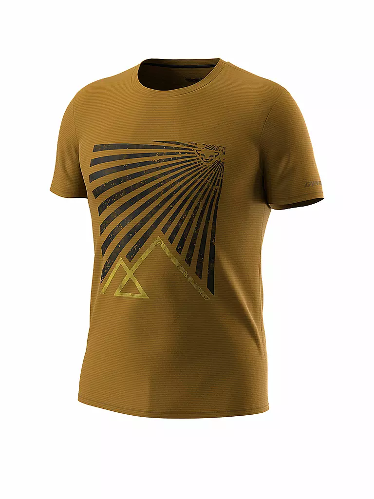 DYNAFIT | Camiseta funcional para hombre Transalper Graphic | Mostaza