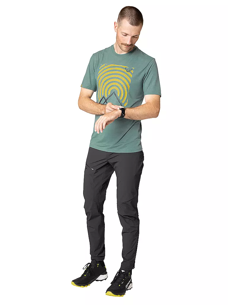 DYNAFIT | Camiseta funcional para hombre Transalper Graphic | Petróleo