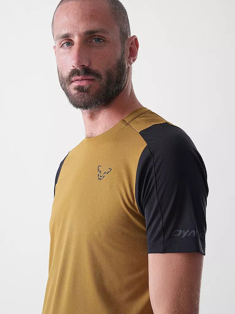 DYNAFIT | Camiseta funcional Transalper para hombre | Oro
