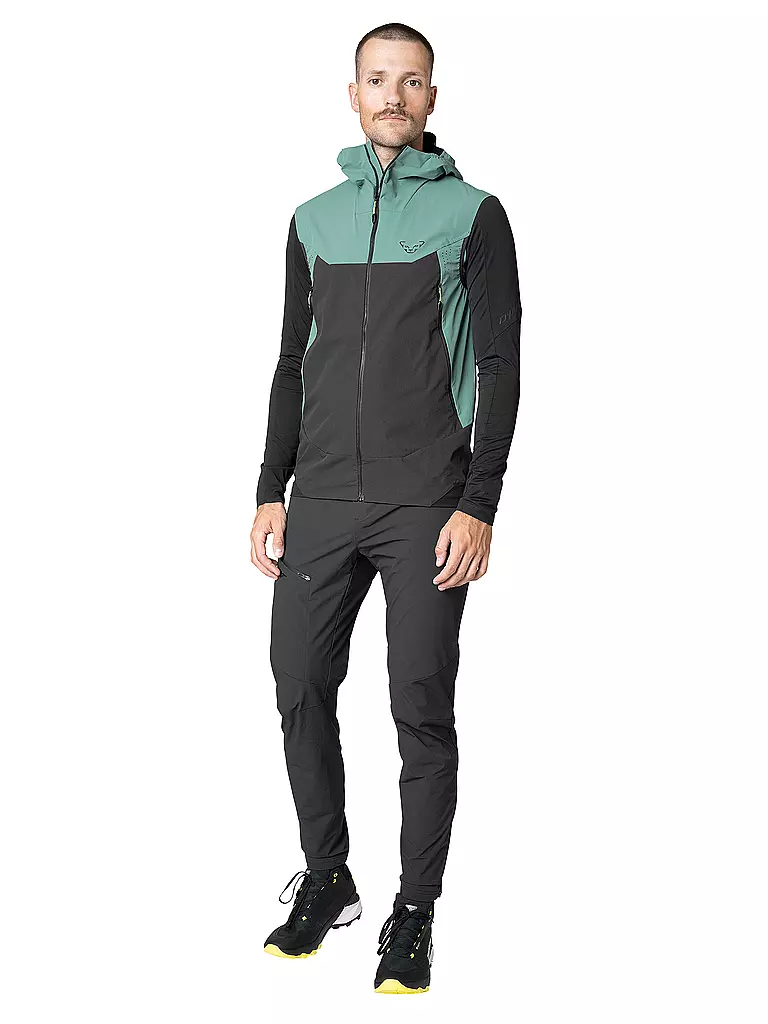 DYNAFIT | Chaleco softshell para hombre Transalper DST con capucha | Petróleo