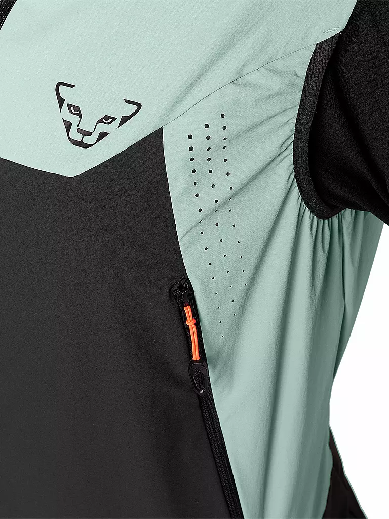 DYNAFIT | Chaleco softshell para mujer Transalper DST Hoodie | Verde claro