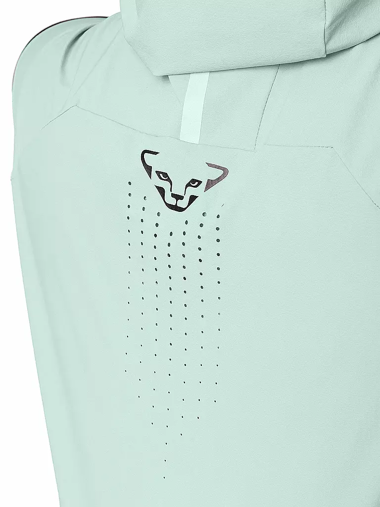 DYNAFIT | Chaleco softshell para mujer Transalper DST Hoodie | Verde claro
